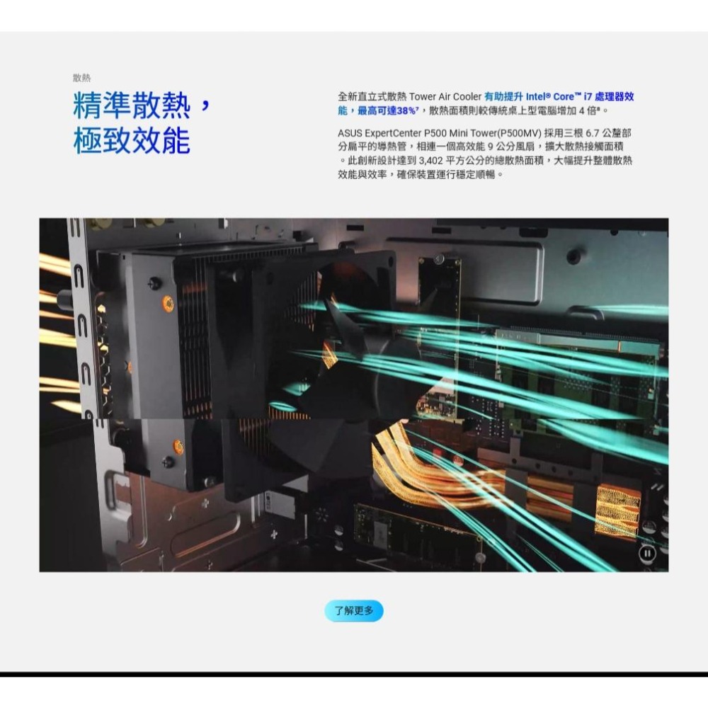 ASUS 華碩 P500MV 商用桌上型電腦 I5-13420H/16G/1T+512G/CRD/DVD/WIFI6-細節圖4