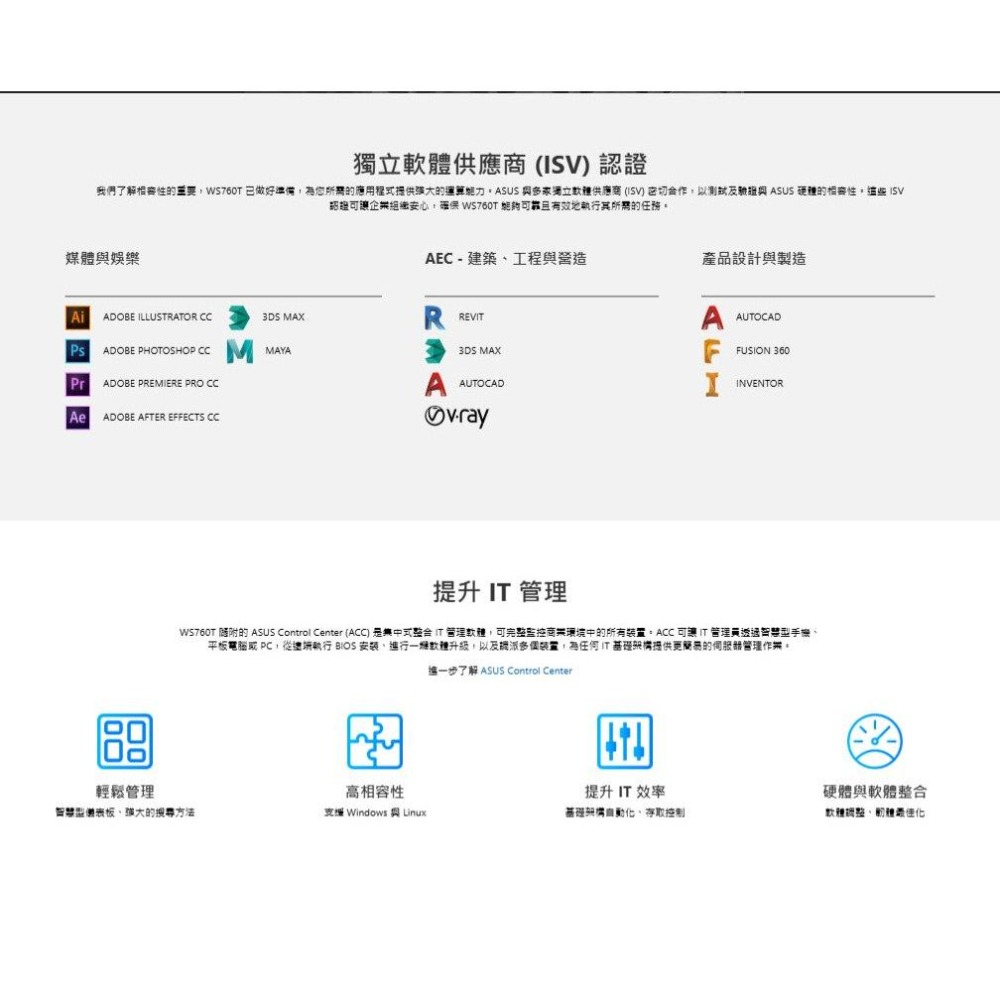 ASUS 華碩 WS760T 工作站電腦 I9-14900K／16G／2TB+1TSSD／DVD／CRD 光華-細節圖7