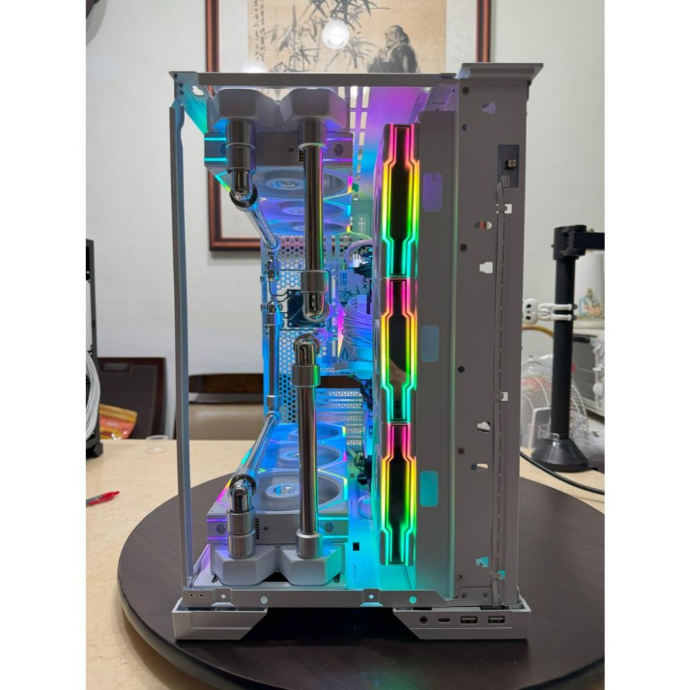 光華商場【客製化電腦】客製化 聯力 O11 VISION COMPECT 玻璃 分體式 水冷主機 主機改裝 電競主機-細節圖4