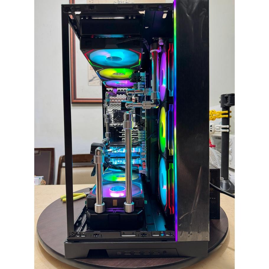 光華商場【客製化電腦】客製化 聯力 O11 EVO RGB XL SUPERMICRO 雙CPU AI水冷工作站-細節圖3