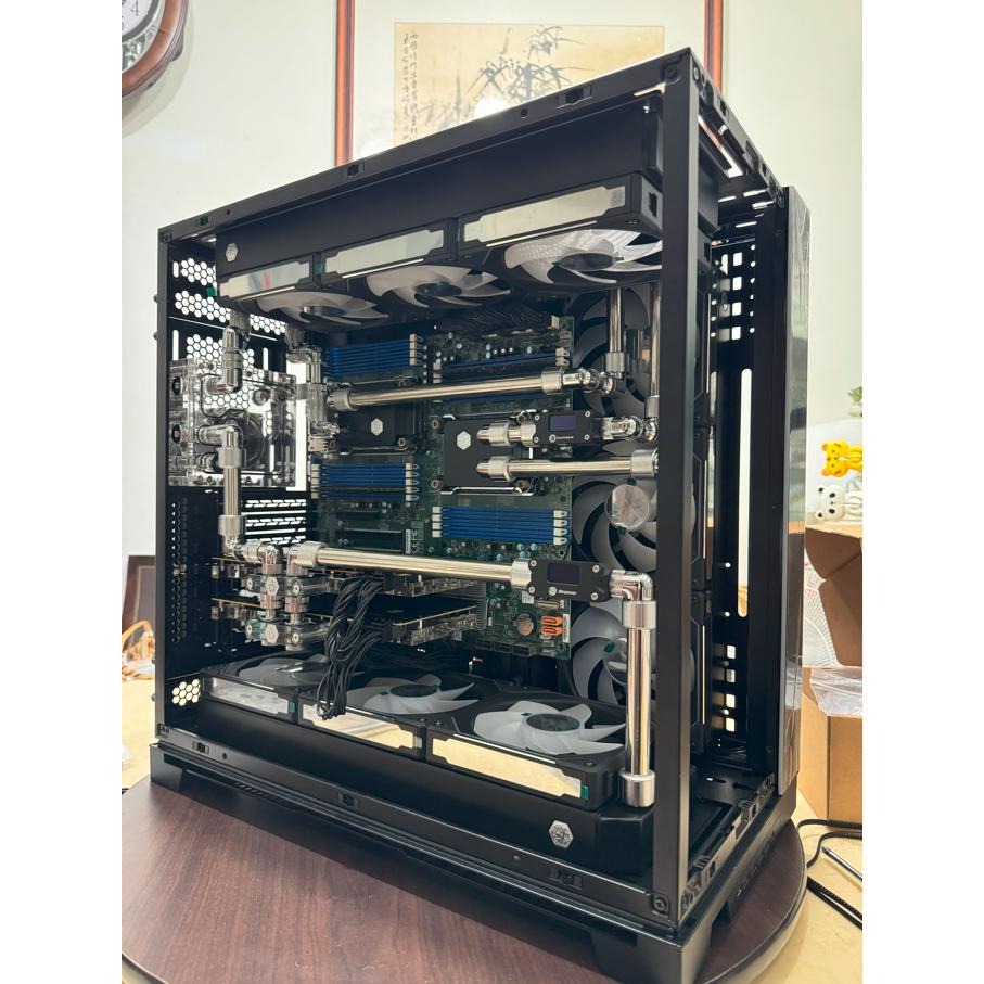 光華商場【客製化電腦】客製化 聯力 O11 EVO RGB XL SUPERMICRO 雙CPU AI水冷工作站-細節圖6