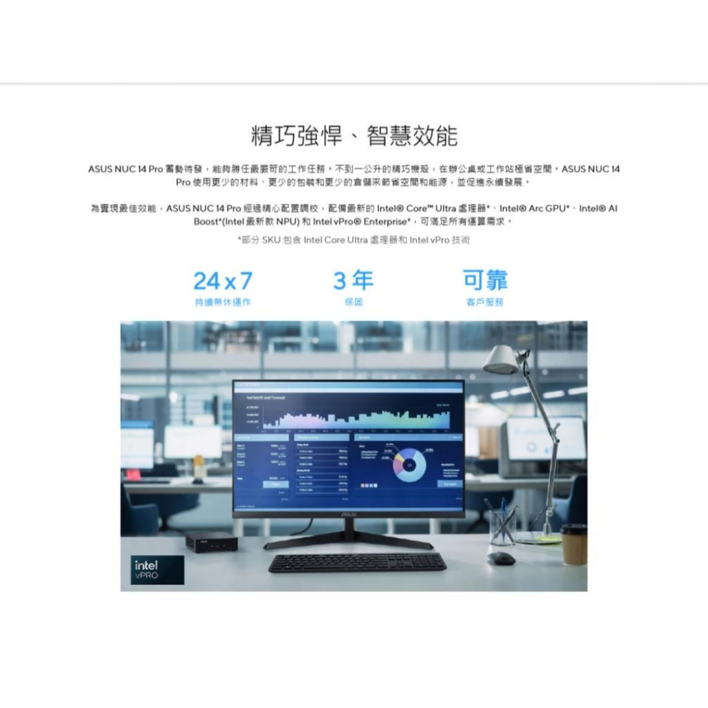 ASUS 華碩 NUC 14 PRO｜C3-100U｜RNUC14RVHI300009I｜準系統 迷你電腦 光華 公司貨-細節圖4