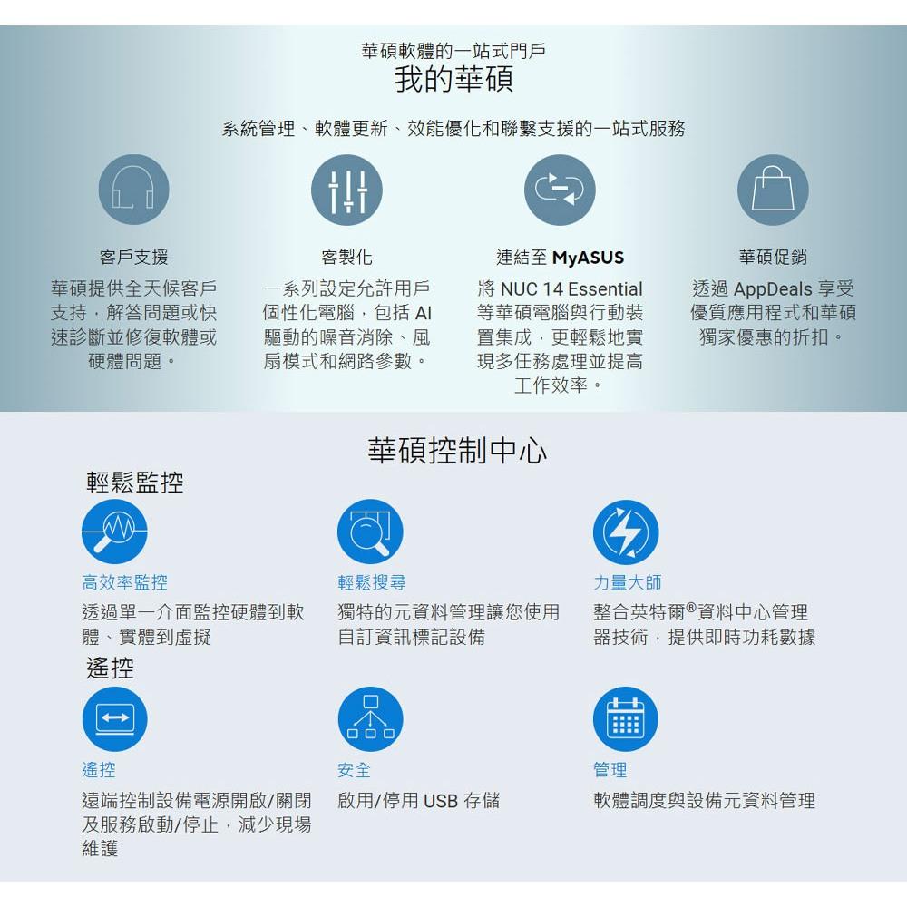 ASUS 華碩｜NUC 14 Essential｜RNUC14MNK2500009｜N250｜迷你電腦-細節圖8