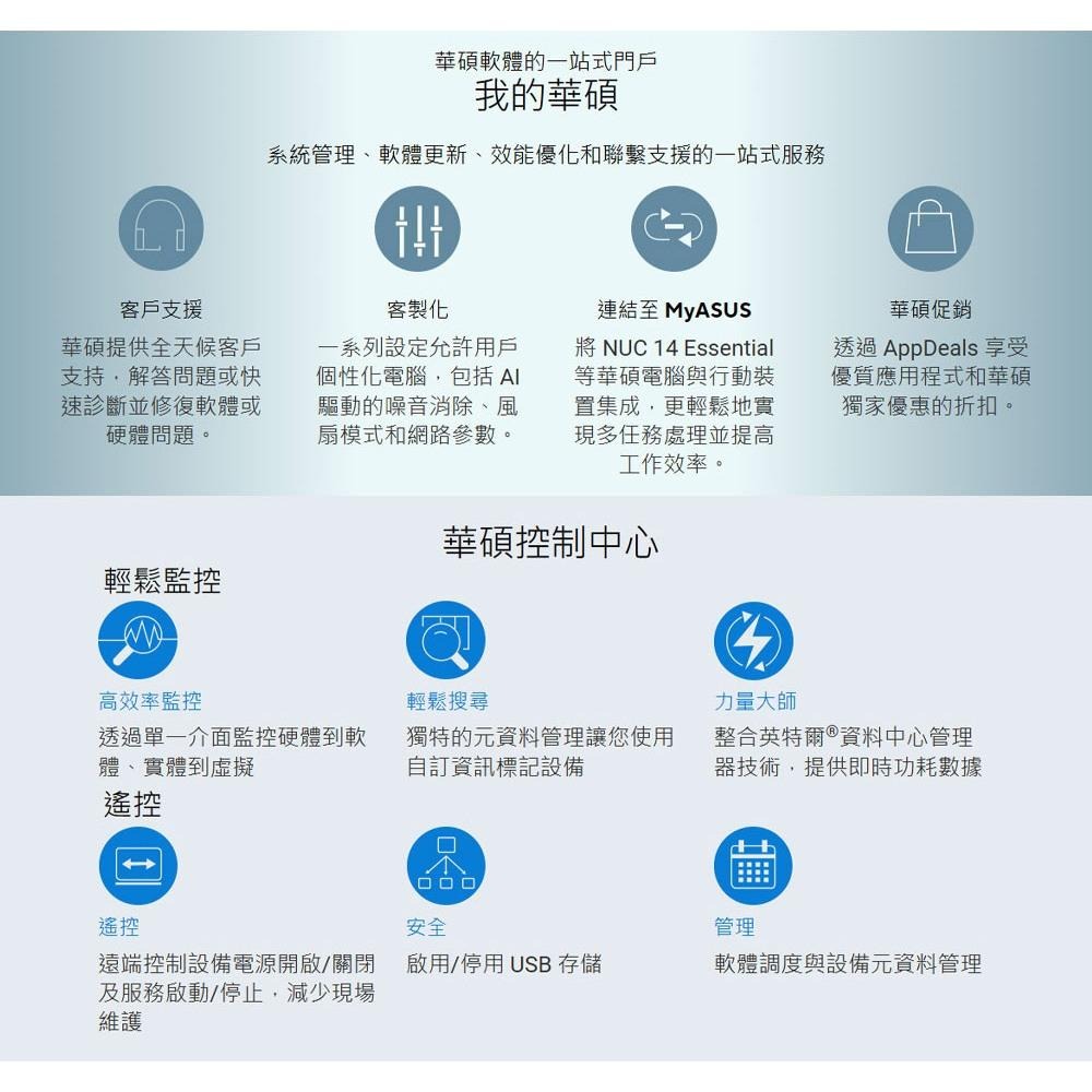ASUS 華碩｜NUC 14 Essential｜RNUC14MNK2500009｜N250｜迷你電腦-細節圖8