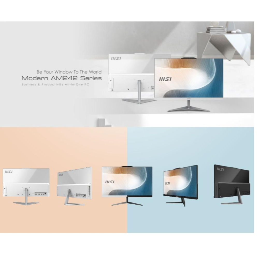 MSI 微星 Modern AM242 1M-1078TW 24吋 AIO 桌上型電腦 Core 3 100U 光華-細節圖3