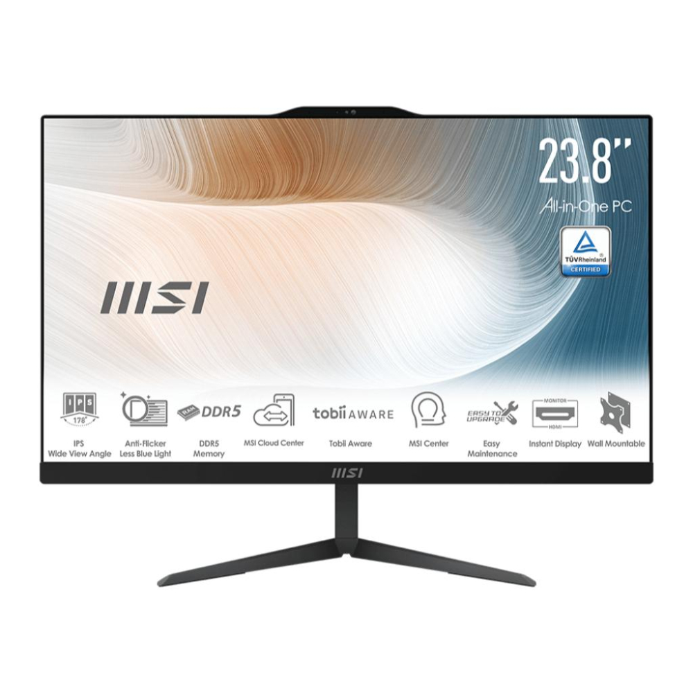 MSI 微星 Modern AM242 1M-1060TW 24吋 AIO 桌上型電腦 Core 5 120U 光華-細節圖2