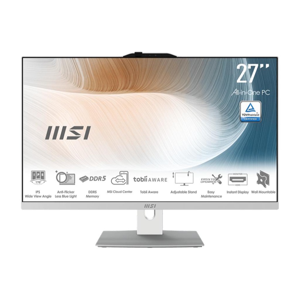 MSI 微星 Modern AM272P 1M-860TW 27吋 AIO電腦 C3-120U/8G/512G 光華-細節圖2
