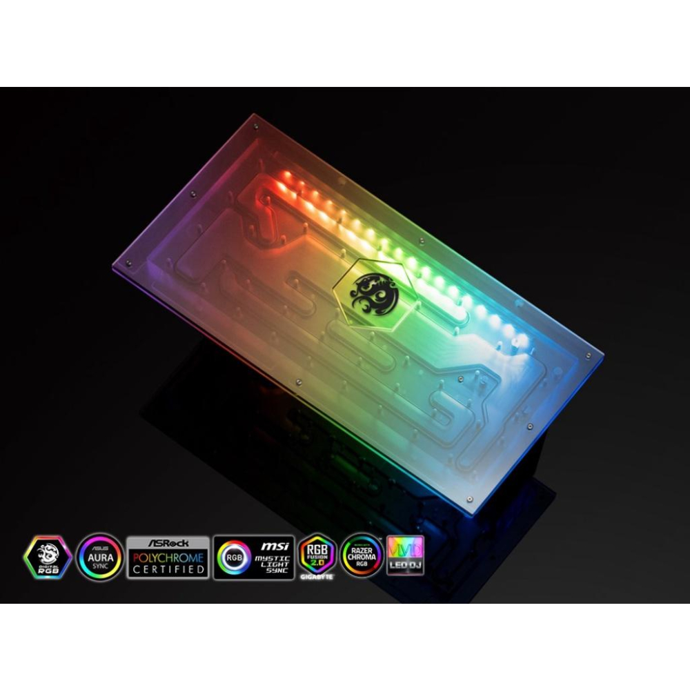 Bitspower Sedna LIAN-LI O11 DYNAMIC 專用 前水道板 P5D 幫浦組-細節圖3