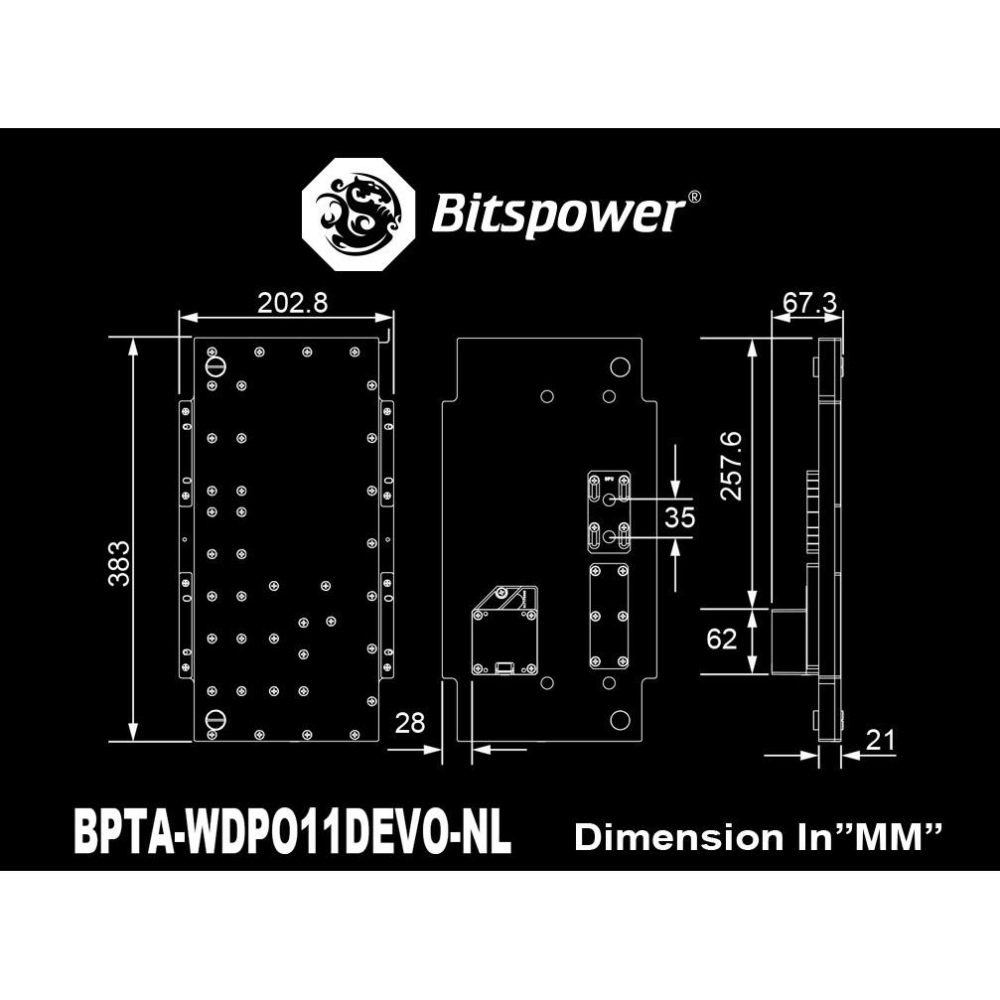 Bitspower Sedna O11D EVO-N LIAN LI 聯力 O11 Dynamic EVO 水道板-細節圖5