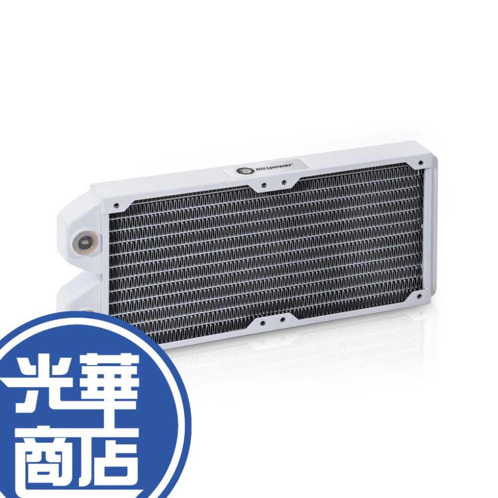 Bitspower Tarasque II 240S 360S 420S Radiator 二代 水冷排薄排 黑色 白色-細節圖2