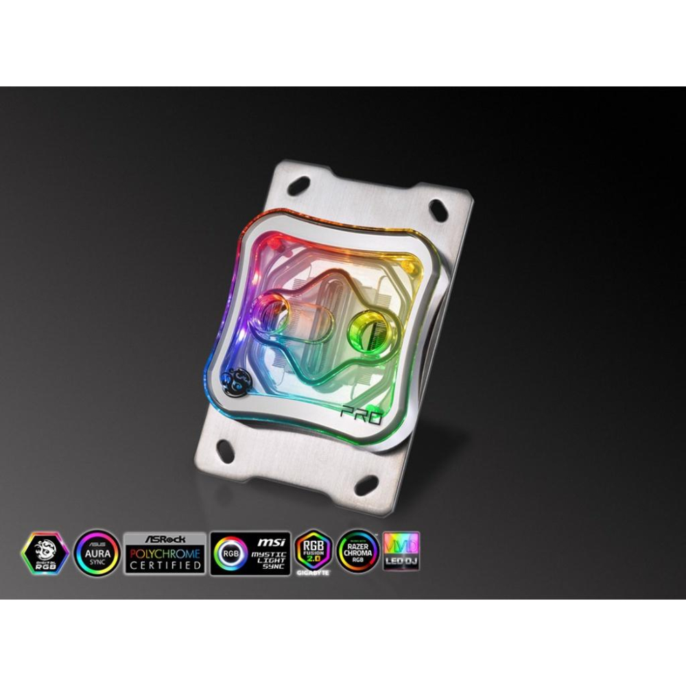Bitspower Summit M Pro CPU RGB 水冷頭 Crystal AMD CPU專用-細節圖3