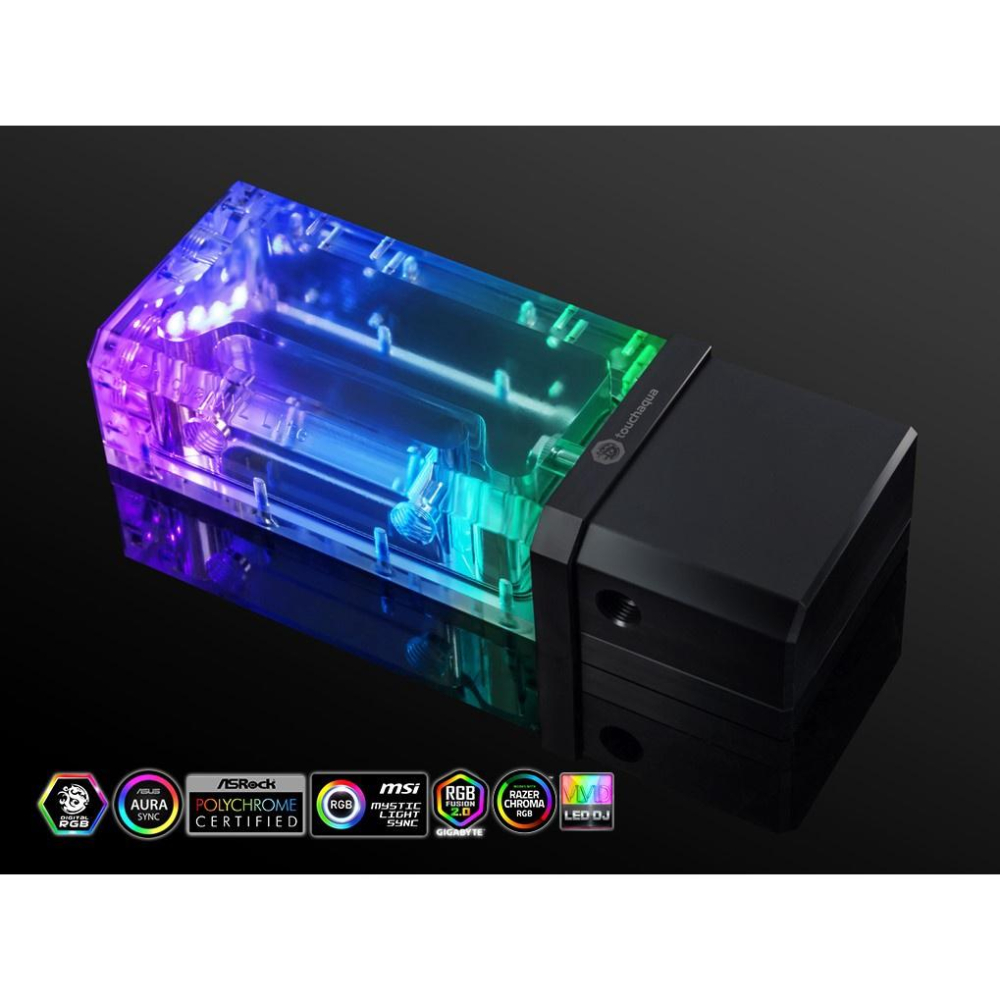 Bitspower TA XYZ Reservoir Lite ARGB 幫浦水箱組-細節圖4