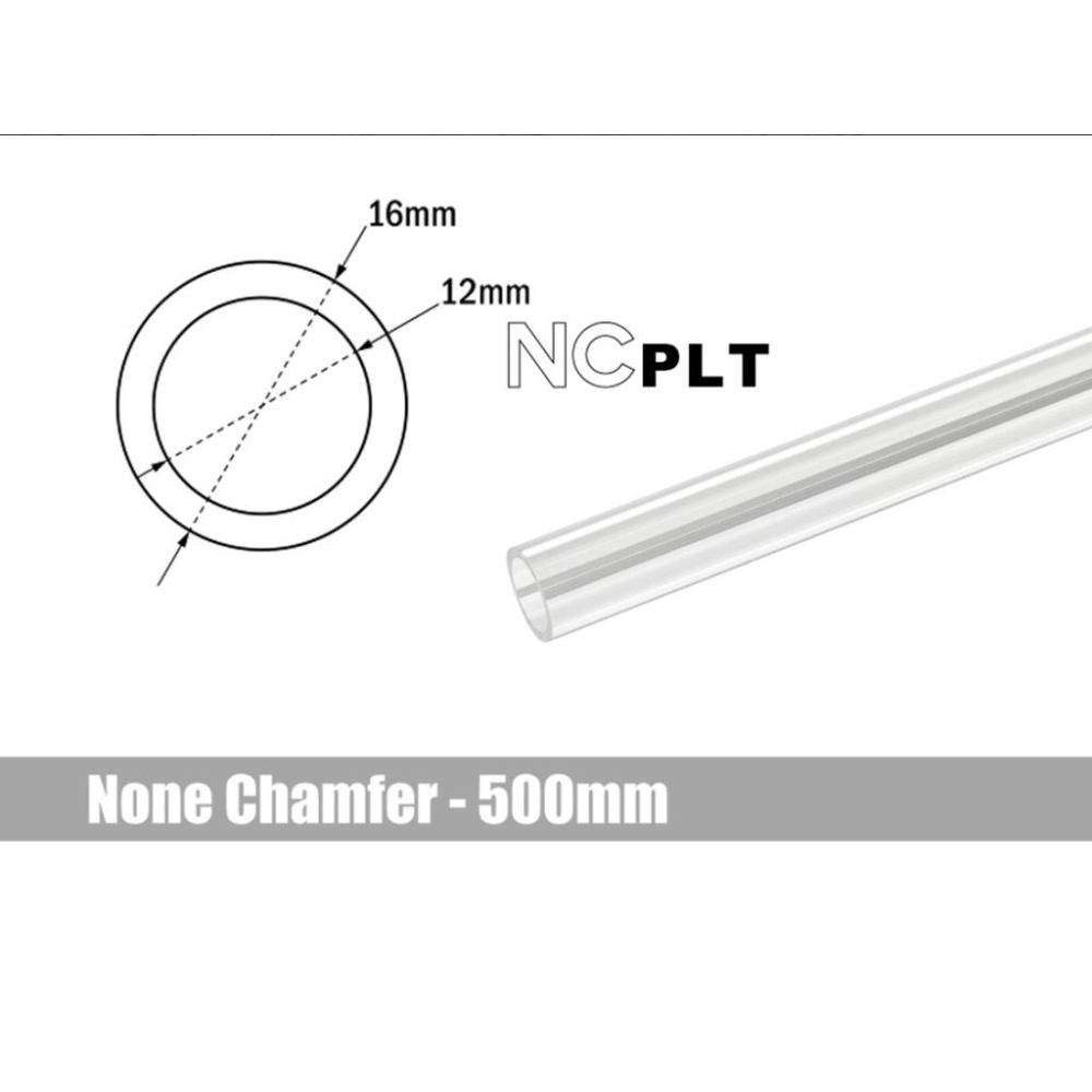 Bitspower PETG 透明管 OD 外徑 12mm 14mm 16mm 長度 500mm-細節圖4