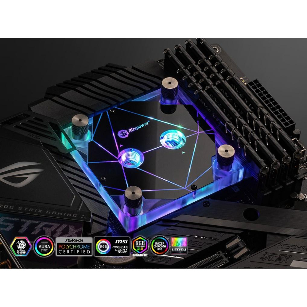 Bitspower CPU Block Summit MS CPU 水冷頭 (Intel專用) -Digital RGB-細節圖3