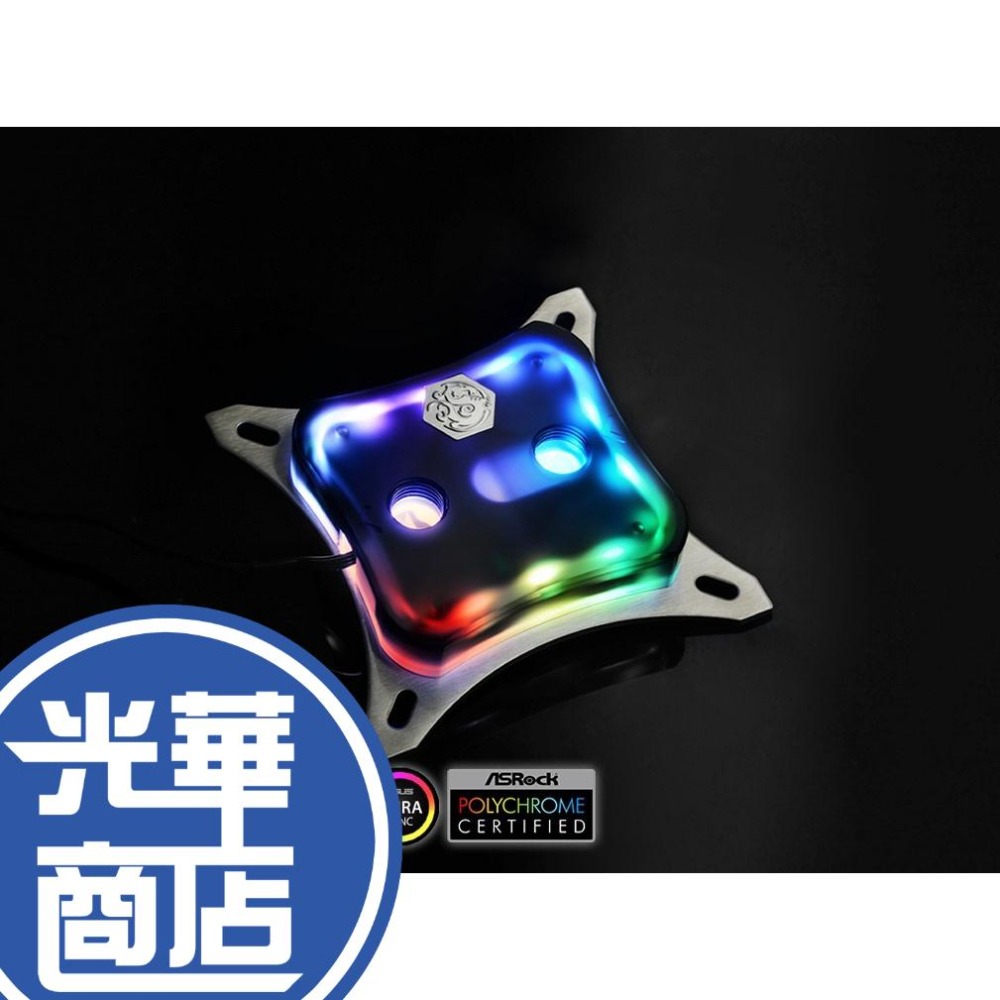 Bitspower Summit M Acrylic CPU 水冷頭 RGB 黃金版 黑化版-細節圖2