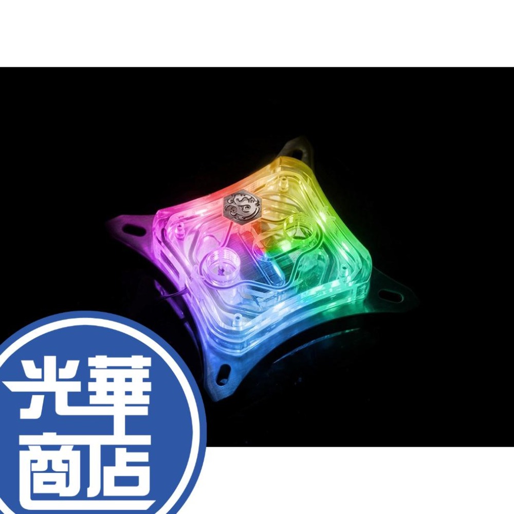 Bitspower Summit M Acrylic CPU 水冷頭 RGB 黃金版 黑化版-細節圖4