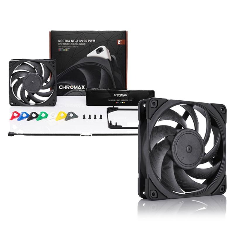 Noctua 貓頭鷹 NF-A12x25 PWM chromax.black.swap 靜音扇 SSO2 風扇 光華商場-細節圖3