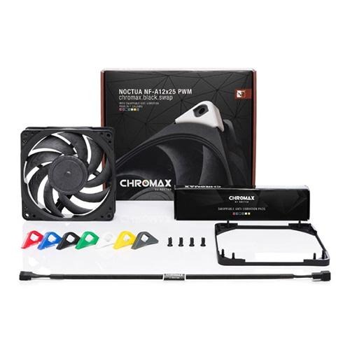 Noctua 貓頭鷹 NF-A12x25 PWM chromax.black.swap 靜音扇 SSO2 風扇 光華商場-細節圖4