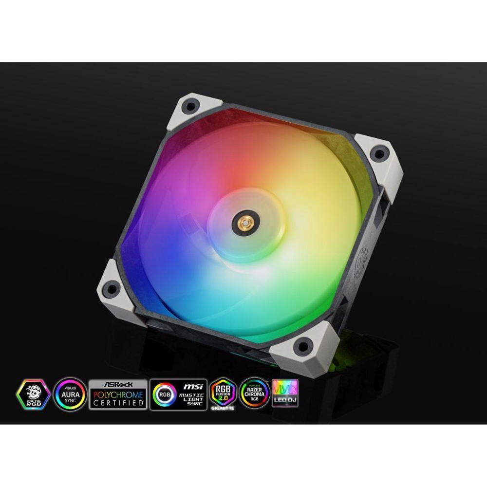 Bitspower Griffin 120 風扇 黑色 Digital RGB 水冷排專用 高風壓 FDB 動壓軸承-細節圖2