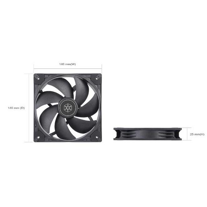 SilverStone 銀欣 VISTA 140 ARGB－14公分 混合式高效能散熱風扇 散熱風扇 機殼風扇 光華-細節圖8