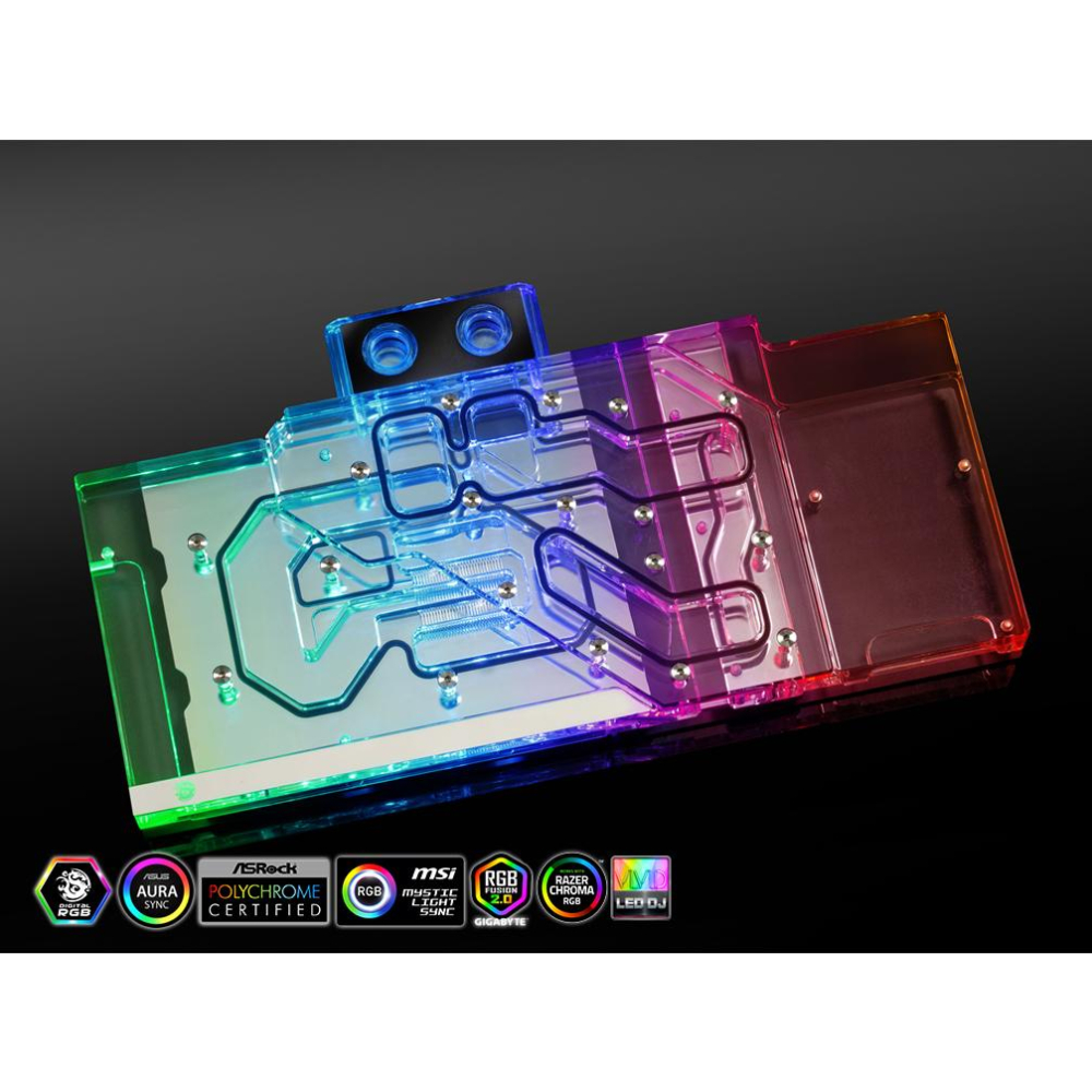 Bitspower Classic MSI 微星 VENTUS 3X Trio 3080 3090 顯示卡 水冷頭-細節圖3