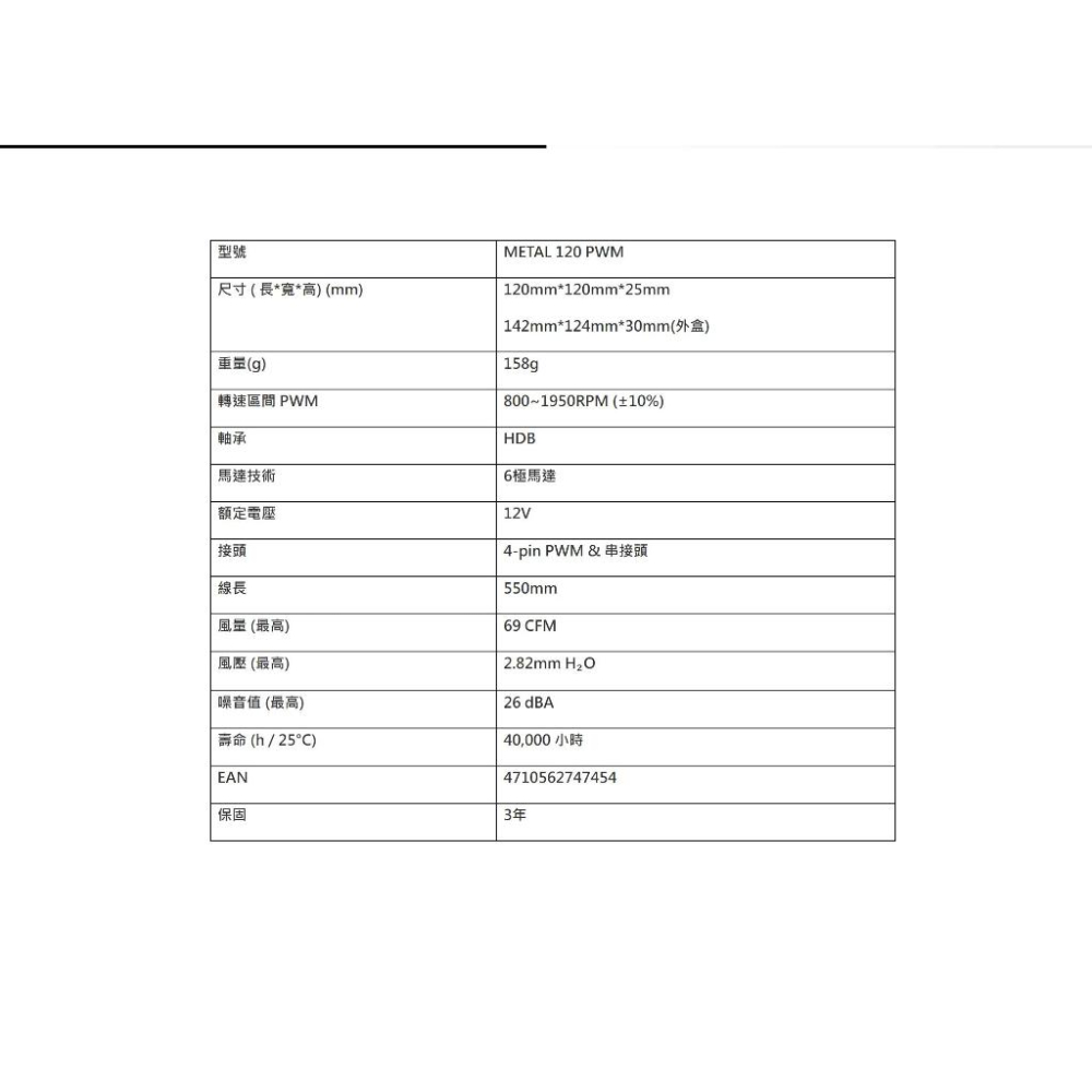 Montech 君主 METAL 120 PWM 12cm 散熱風扇 機殼風扇 光華商場 公司貨-細節圖8