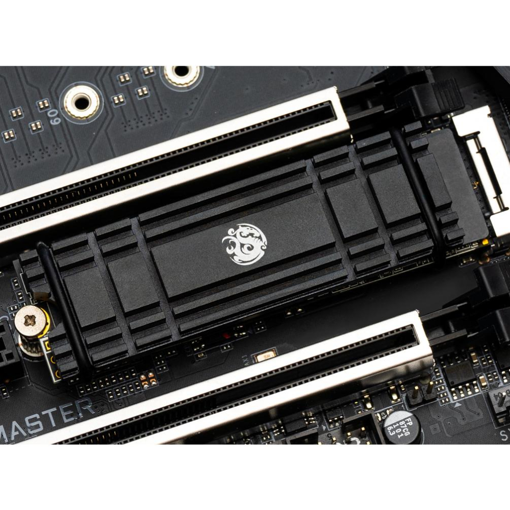 Bitspower Low Profile PCIE M.2 NVME SSD 散熱片 黑色 PS5 專用 BP-LPM-細節圖4