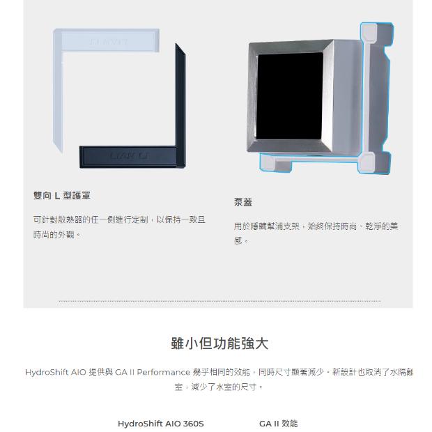 Lian Li 聯力 Hydroshift LCD AIO 360TL／360R／360N 水冷散熱器 一體式水冷 光華-細節圖5