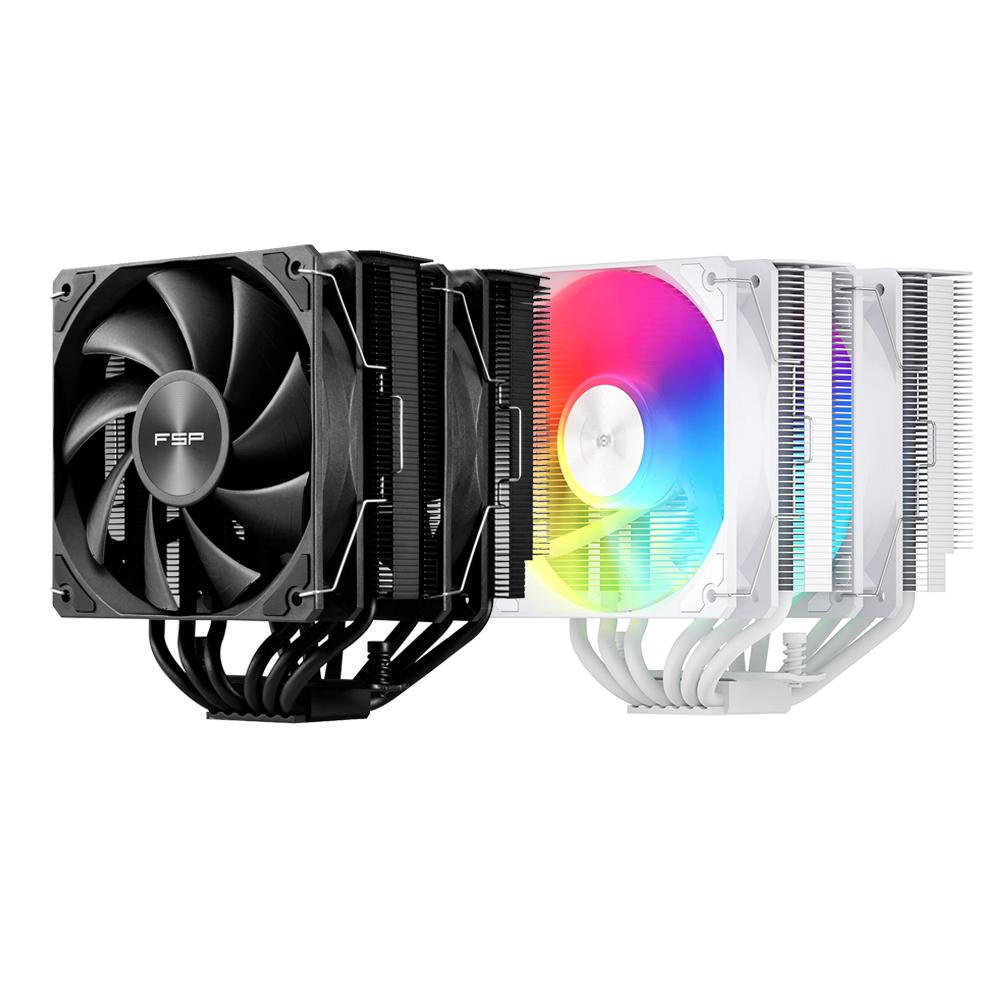 FSP 全漢 MP7－ARGB 塔式 CPU 散熱器 六導管／雙塔／雙風扇 塔扇 CPU散熱器 光華-細節圖2