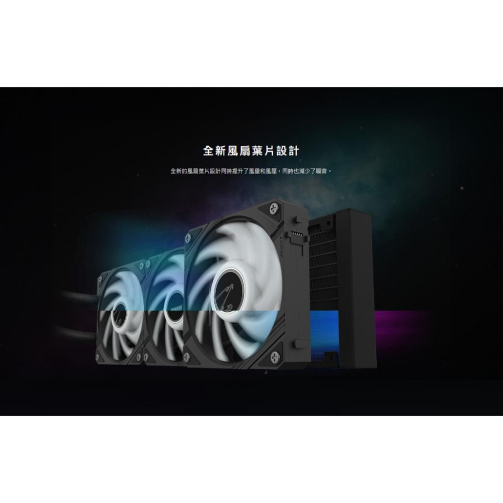 Gigabyte 技嘉 AORUS WATERFORCE II 360/360 ICE 一體式 水冷散熱器 散熱器 光華-細節圖4