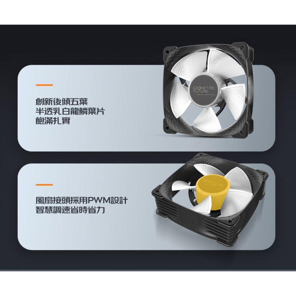 Geometric Future 幾何未來 Super Squama 3805 颶風龍鱗 機殼風扇 厚扇 散熱風扇 光華-細節圖5