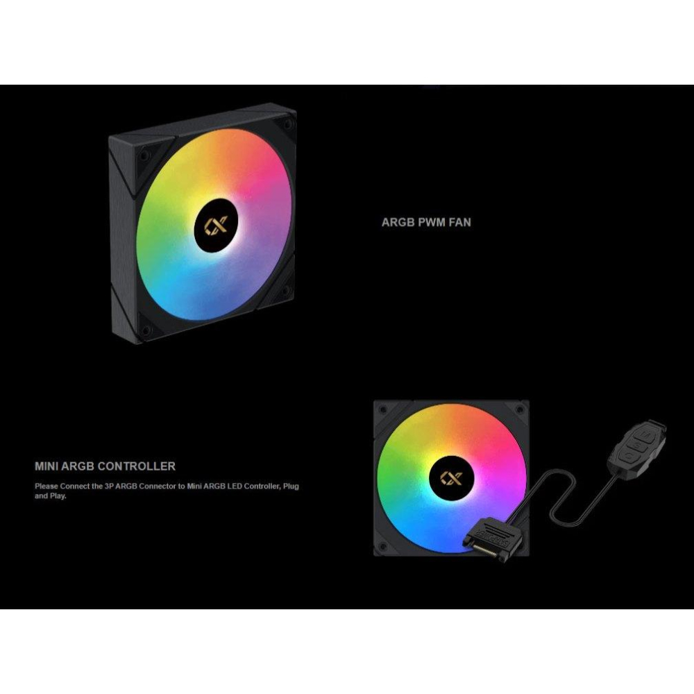 XIGMATEK 富鈞 AK6 Dual Digital／Arctic－ARGB CPU 散熱器 六導管／雙風扇 光華-細節圖5