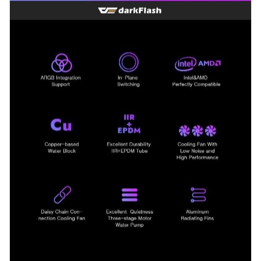 darkFlash 大飛 DN360S 一體式 CPU 水冷散熱器 CPU散熱器 螢幕 水冷 散熱器 光華商場 公司貨-細節圖4