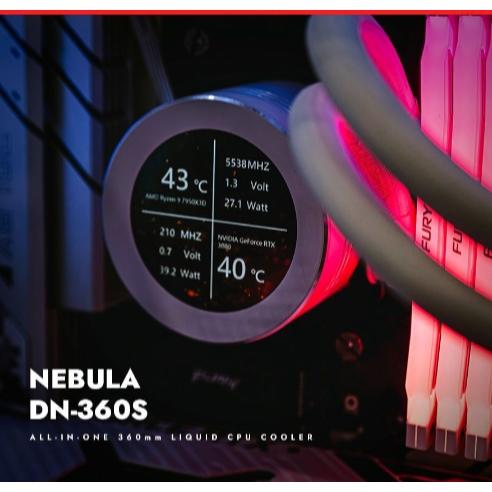 darkFlash 大飛 DN360S 一體式 CPU 水冷散熱器 CPU散熱器 螢幕 水冷 散熱器 光華商場 公司貨-細節圖6