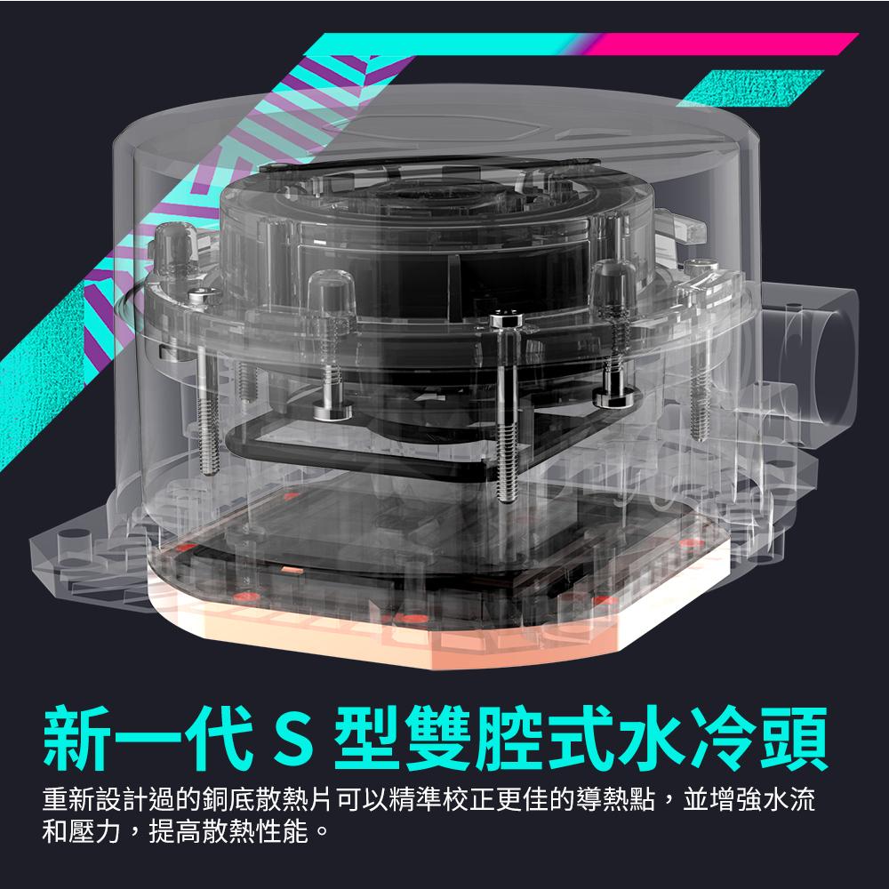 CoolerMaster 酷碼 MasterLiquid 240L Core CPU 水冷散熱器 無光 240水冷 光華-細節圖6