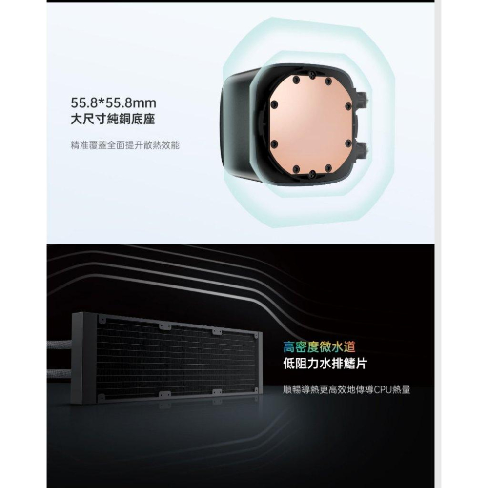 Geometric Future 幾何未來 Eskimo Pro 42 愛斯基摩 水冷散熱器 散熱器 420mm 光華-細節圖6