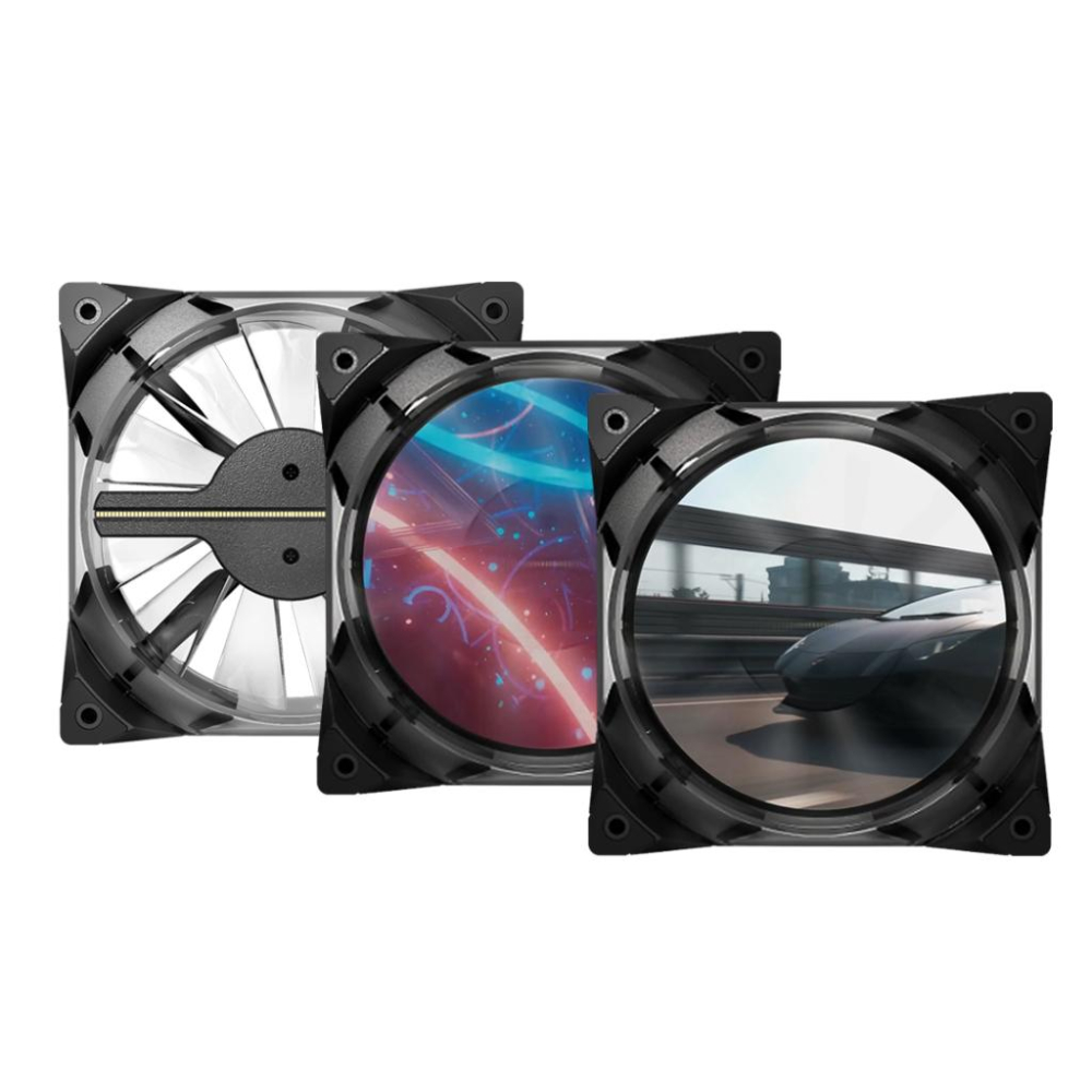 COOLIFY HOLO FAN－12公分 全息機殼風扇 機殼風扇 全息風扇 散熱風扇 投影風扇 光華-細節圖2