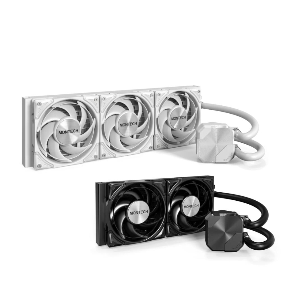 Montech 君主 HyperFlow Silent 240／360 水冷散熱器 AIO 一體式水冷 CPU 散熱器-細節圖2