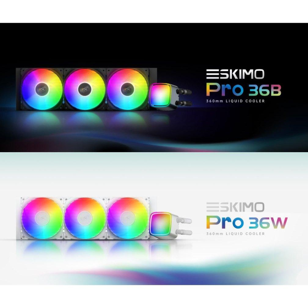 Geometric Future 幾何未來 Eskimo Pro 36 愛斯基摩 水冷散熱器 散熱器 360mm 光華-細節圖4