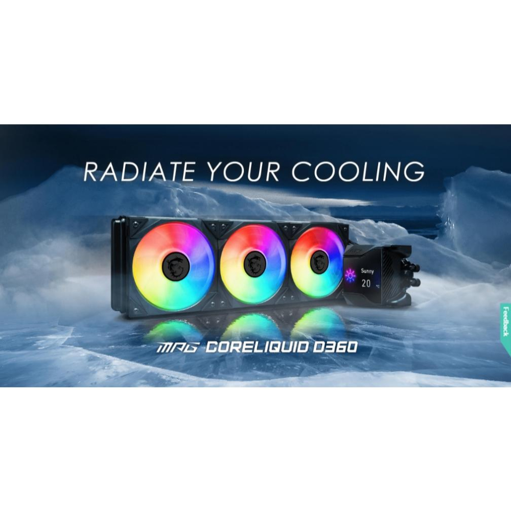 MSI 微星 MPG CORELIQUID D360 一體式水冷散熱器 CPU 散熱器 水冷散熱器 水冷 光華-細節圖3