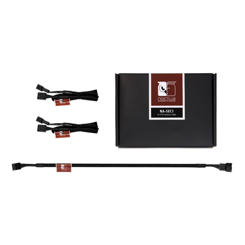 Noctua 貓頭鷹 NA-SEC1 30公分 4-pin 延長線 (3入)  PWM 風扇線 風扇延長線 光華-細節圖2