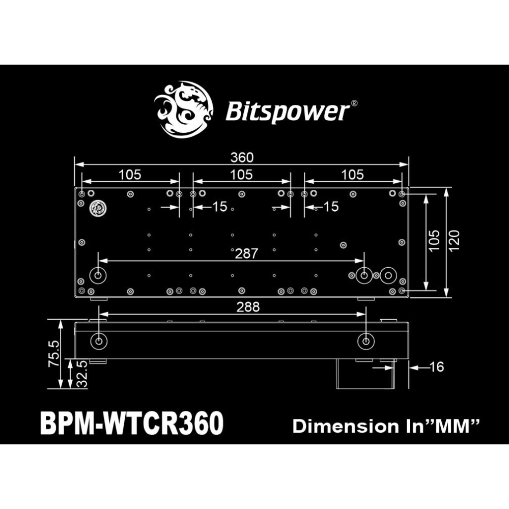 Bitspower CR360 水箱 BPM-WTCR360 水冷水箱 水冷 光華商場-細節圖3