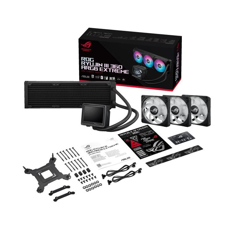 ASUS華碩 ROG RYUJIN III 360 ARGB EXTREME 龍神三代 一體式水冷 CPU 水冷散熱器-細節圖7