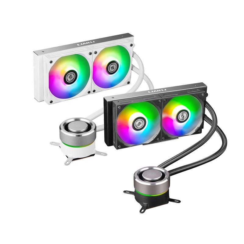 【免運熱銷】LIAN LI 聯力 GALAHAD AIO 240 ARGB CPU 一體式 水冷散熱器 黑 銀 公司貨-細節圖2