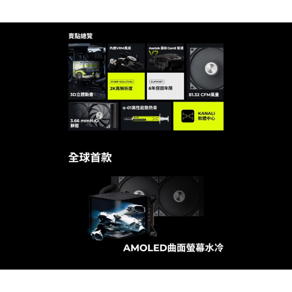 TRYX 創氪星系 Panorama 240 一體式水冷 CPU 散熱器 曲面螢幕 水冷散熱器 六年保 光華-細節圖3