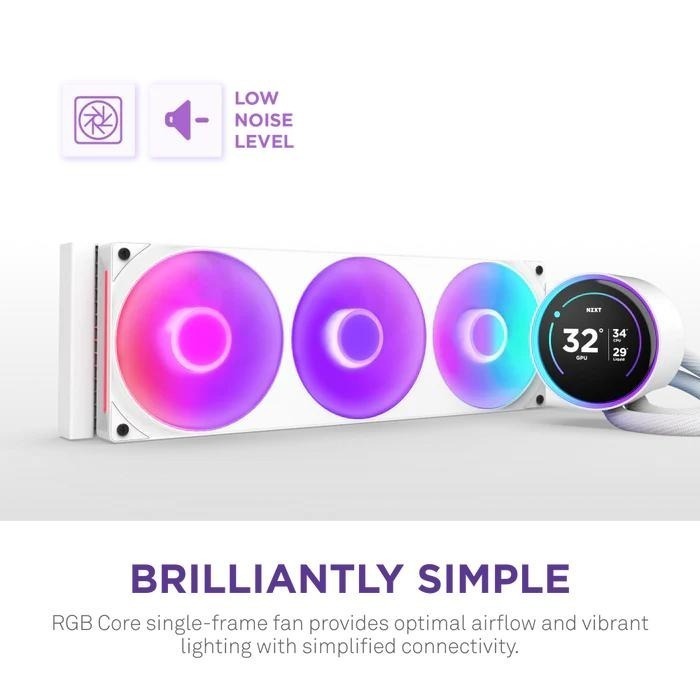 NZXT 恩傑 Kraken Elite 420 RGB V2 一體式 CPU 水冷散熱器 六年保 CPU散熱器 光華-細節圖7