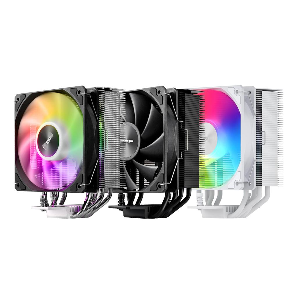 FSP 全漢 NP5－ARGB 塔式 CPU 散熱器 四導管／單塔／單風扇 塔扇 CPU散熱器 光華-細節圖2