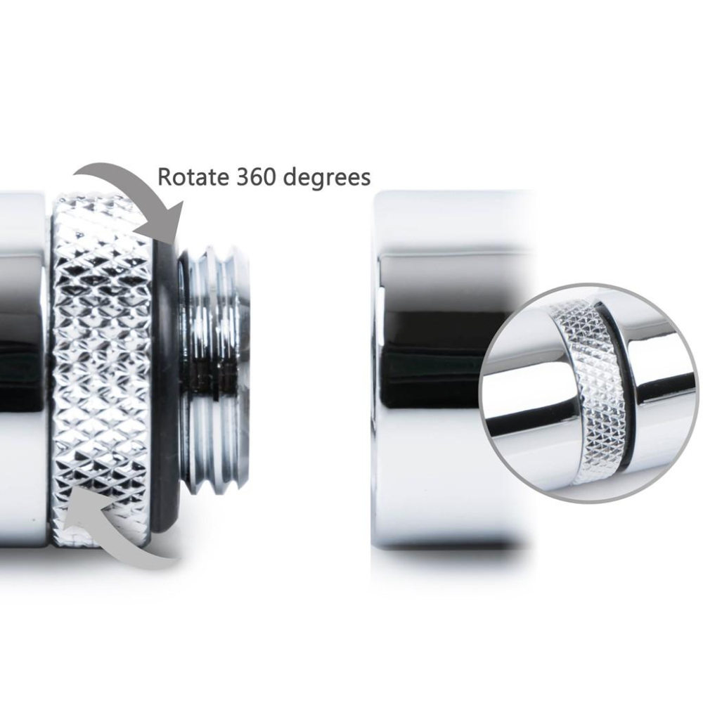 Bitspower Silver Shining T-Block Rotary T型 水冷 轉接頭 BP-TBRGIG2-細節圖4