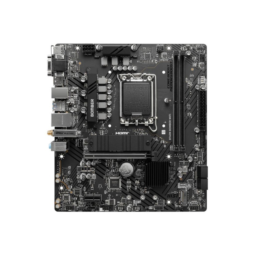 MSI 微星 B760M BOMBER WIFI－M-ATX 主機板 LGA1700／DDR5 光華-細節圖3