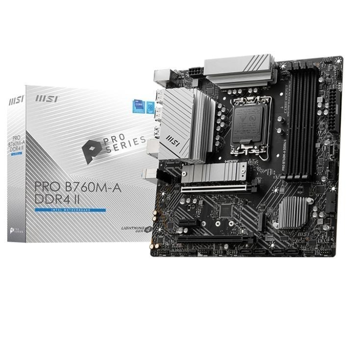 MSI 微星 PRO B760M-A DDR4 II 主機板 LGA1700/M-ATX/DDR4 光華商場-細節圖2